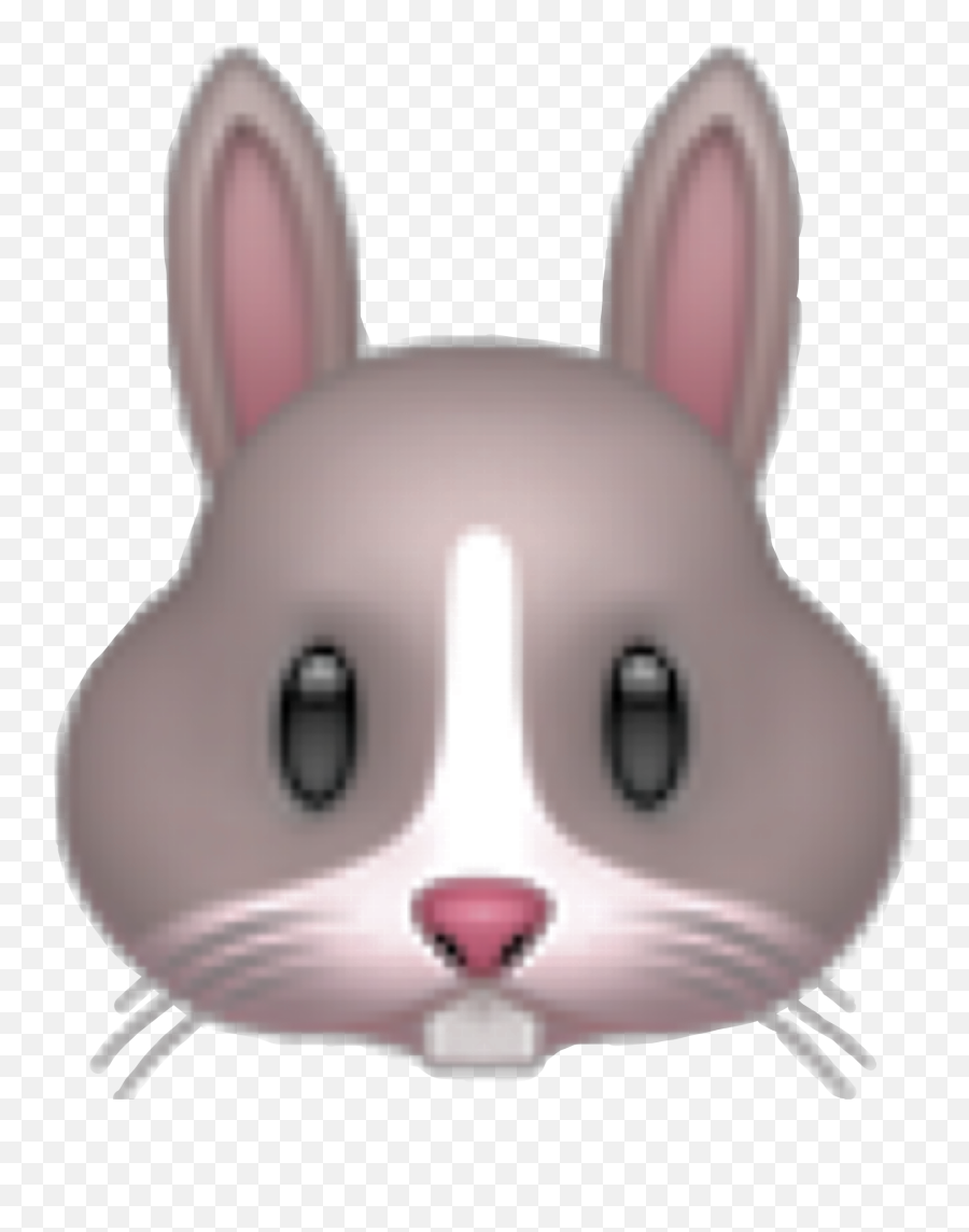 Freetoedit Sticker Emoji Rabbitface - Cartoon,Emoji Rabbit