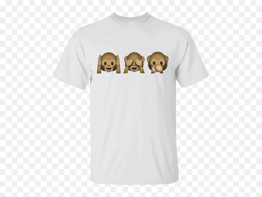 Monkey Emoji Hear Speak See No Evil - Eagles Football Shirt Ideas,Three Monkey Emoji