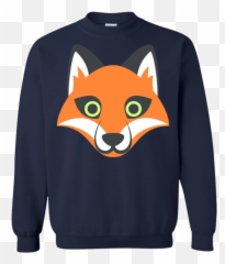 Fox Face Emoji Sweatshirt - Beer Border Collie T Shirt,Fox Emoji
