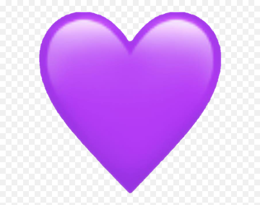 Emoji Purple Heart Symbol Sticker - Violet Heart Emoji Transparent,Heart Emoji Png