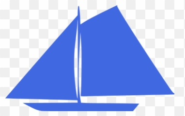 Royal Blue Boat 5 Icon - Sail Emoji