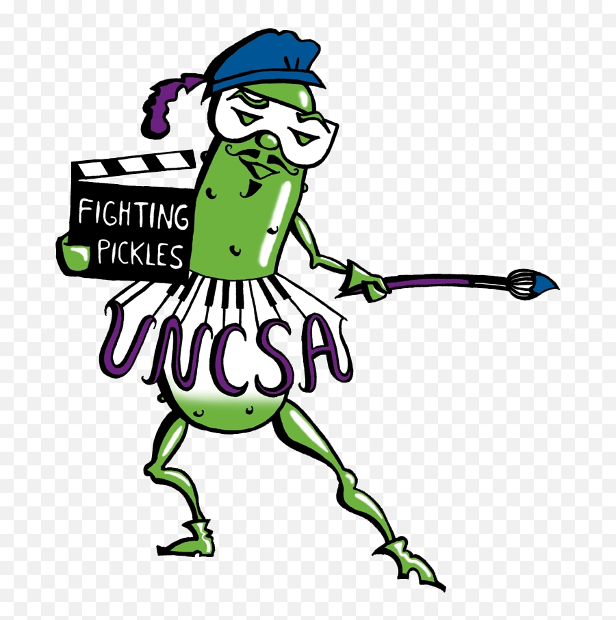 Uncsa Fighting Pickle Clipart - Peter The Pickle Uncsa Emoji,Fighting Irish Emoji