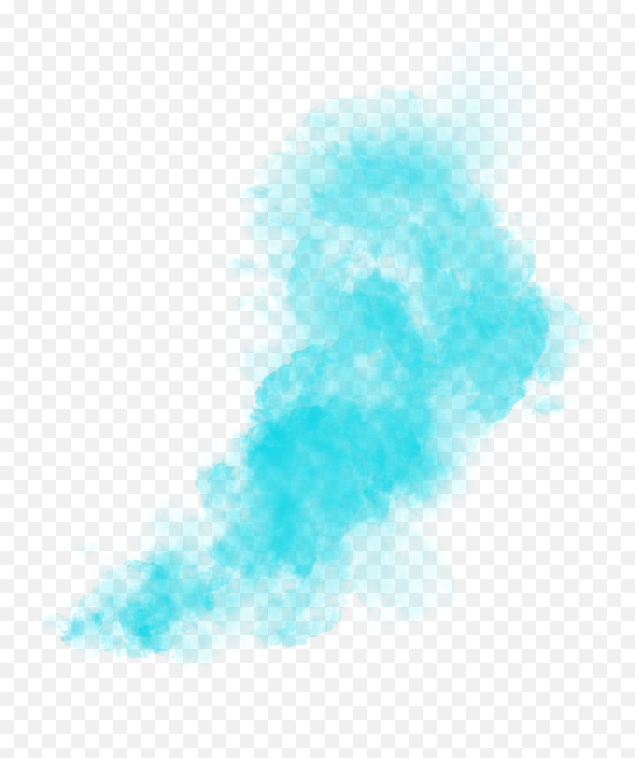Cloud Clouds Blue Smoke Mist Freetoedit - Transparent Holi Color Png Emoji,Mist Emoji