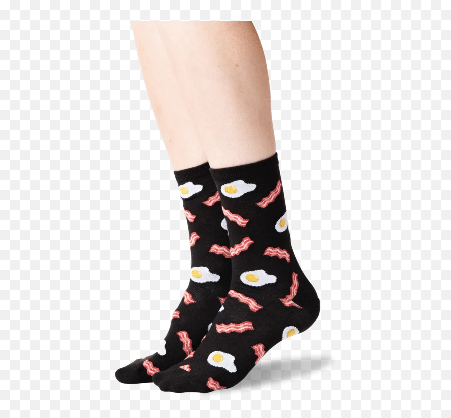 Womens Eggs And Bacon Socks - Sock Emoji,New Bacon Emoji