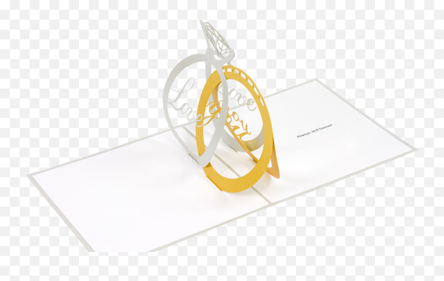 Wedding Ring Pop Up Card - Emblem Emoji,Wedding Ring Emoji