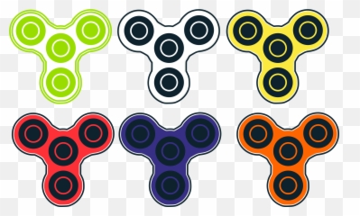 Fidget Spinner Clipart - Art Emoji