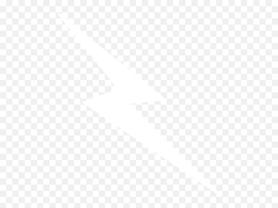 White Lightning Bolt Clipart - Transparent White Lightning Bolt Png Emoji,Lightening Emoji
