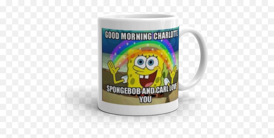 Good Morning Charlotte Spongebob And Carl Love You - Rainbow Remember Suicide Is Always An Option Emoji,Good Morning Emoticon