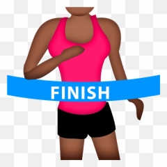 Marathon Emoji u2013 Running Afro Runner - Trunks