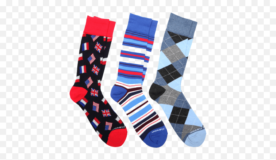 Unsimply Stitched 3 - Pack Dress Socks Flags Sock Emoji,Iphone Emoji Flags