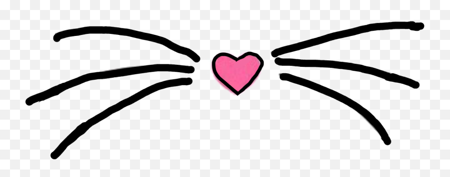 Cat Mouth Heart Cute Effect - Sticker By Alien Clip Art Emoji,Cat Mouth Emoji