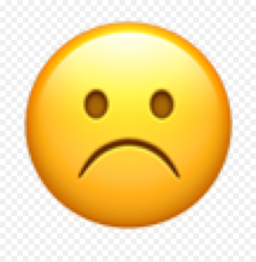 Iphone Emoji Sad Sticker By Em Inactive - Emoji,Iphone Emojis