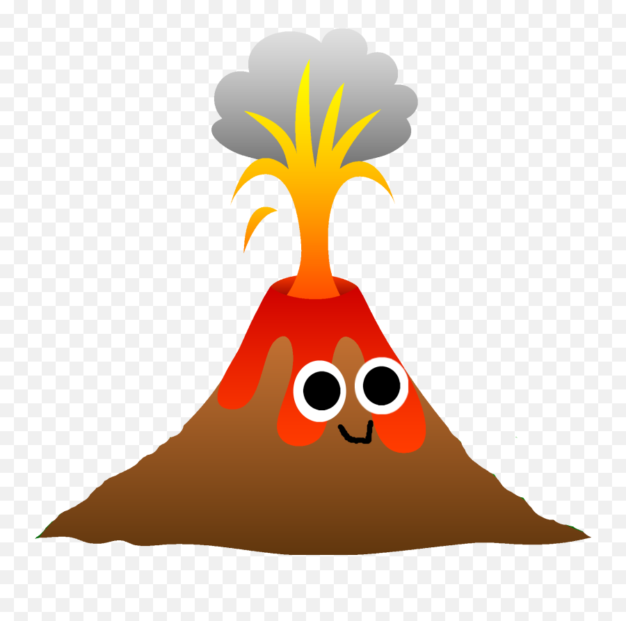 Explosion Clipart Volcano Explosion - Volcano Clipart With Face Emoji,Volcano Emoji