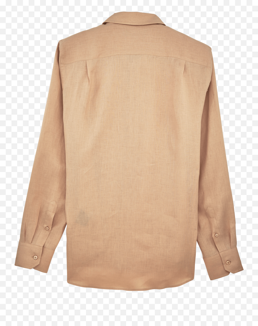 Linen Shirt Solid Men Vilebrequin Men - Long Sleeve Emoji,Men's Emoji Shirt