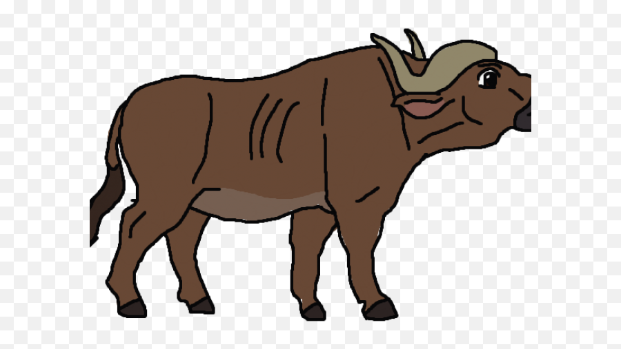 African Buffalo Clipart Wild Buffalo - Buffalo Clipart Transparent Png Emoji,Buffalo Emoji