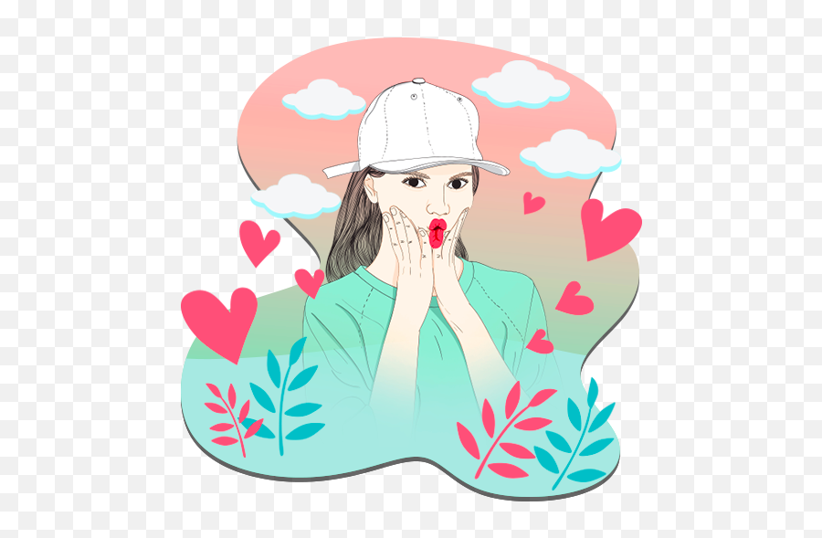 Wastickerapps Girly M - Girly M Stickers Emoji,Girly Emoji