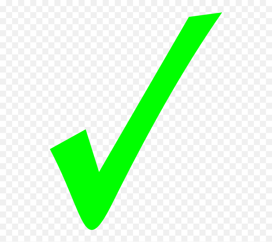 Check Tick Correct - Right And Wrong Symbols Emoji,Green Checkmark Emoji