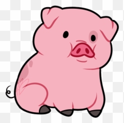 Omg Ohmygosh Stiker Kawaii Hipster - Pig Cartoon Png Emoji