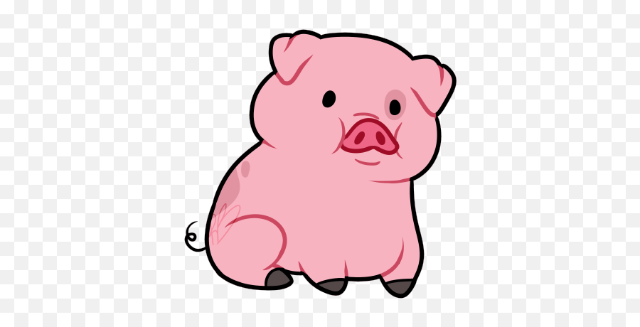 Omg Ohmygosh Stiker Kawaii Hipster - Pig Cartoon Png Emoji,Hipster Emoji