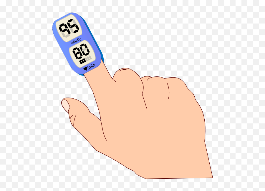 Pulse Oximeter 2 - Pulse Oximeter Clip Art Emoji,Metal Fingers Emoji