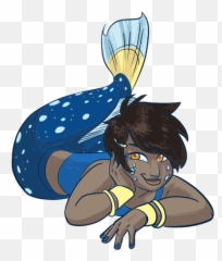 Animated Mermaid - Cartoon Girl Fish Png Emoji,Little Mermaid Emoji