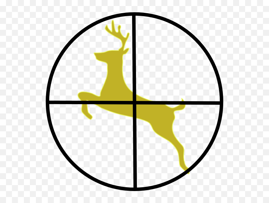 Free Funny Crosshair Cliparts Download - Deer Hunting Clip Art Emoji,Deer Hunting Emoji