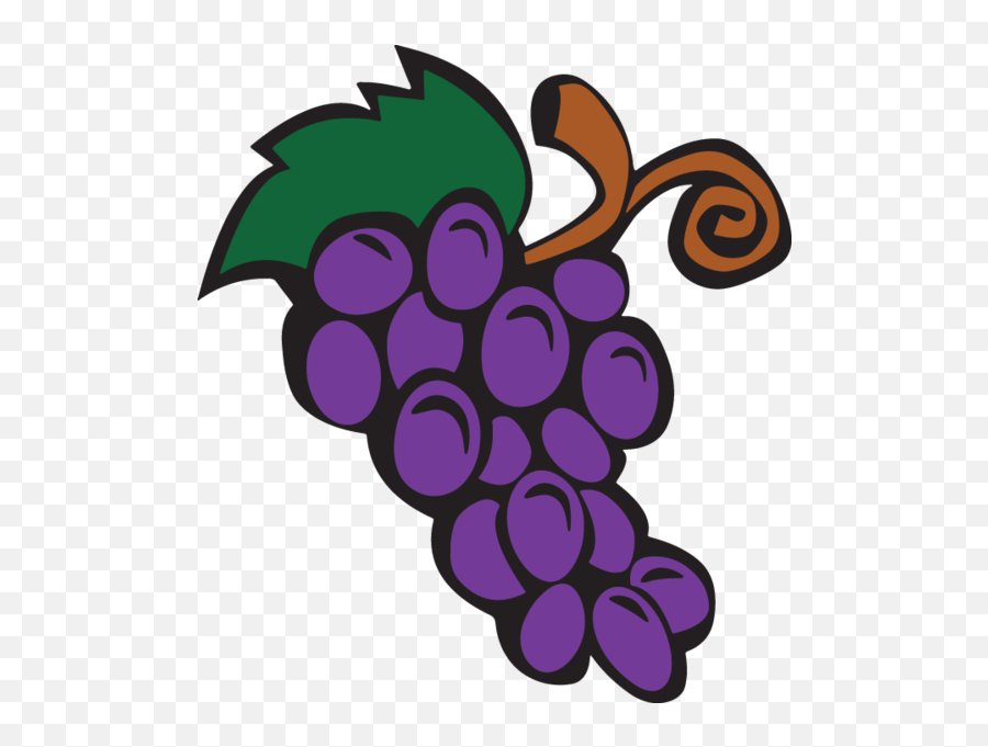 Grape Clipart Violet Grape Violet Transparent Free For - Bunch Of Grapes Clipart Emoji,Grape Emoji