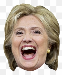 Hillary Clinton Png - Hillary Clinton Face Transparent Emoji,Chair Emoji