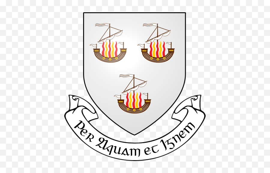 Irl Coa Wexford Town 3d - Wexford Coat Of Arms Emoji,Flag Boat Emoji
