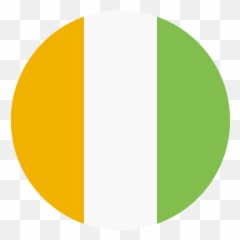 Flag Of Côte Divoire Emoji For Facebook Email Sms - Circle