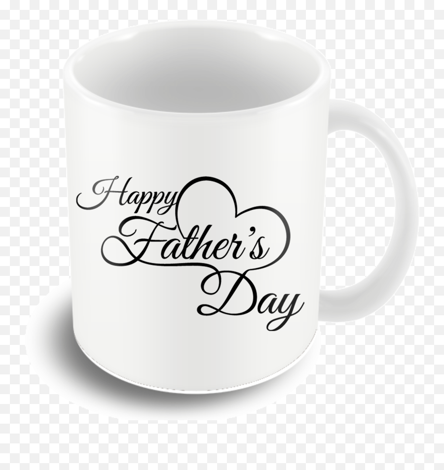 Happy Fathers Day Heart Coffee Mug - Mug Emoji,Father's Day Emoticons