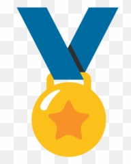 Sports Medal Emoji - Emoji Medalla De Oro,Trophy Emoji