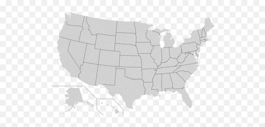 Usa Counties With Names - United States County Map Blank Emoji,All Emojis Names