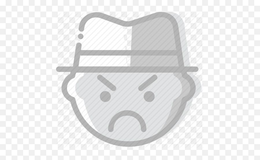 Smashicons Emoticons - Circle Emoji,Gangster Emoji