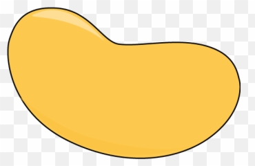 Yellow Jelly Bean Clipart - Yellow Jelly Bean Clipart Emoji,Jelly Bean Emoji