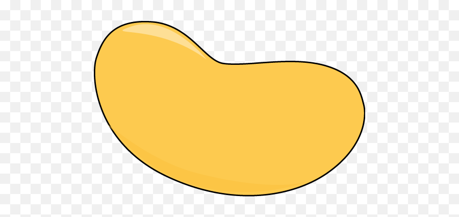 Yellow Jelly Bean Clipart - Yellow Jelly Bean Clipart Emoji,Jelly Bean Emoji