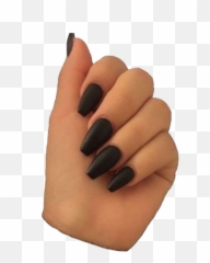 Freetoedit Black Nails Aesthetic - Emoji