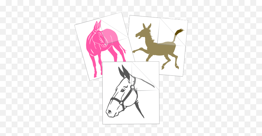Fun Animal Car Stickers Animal Window Decals - Donkey Emoji,Cat Cow Horse World Emoji