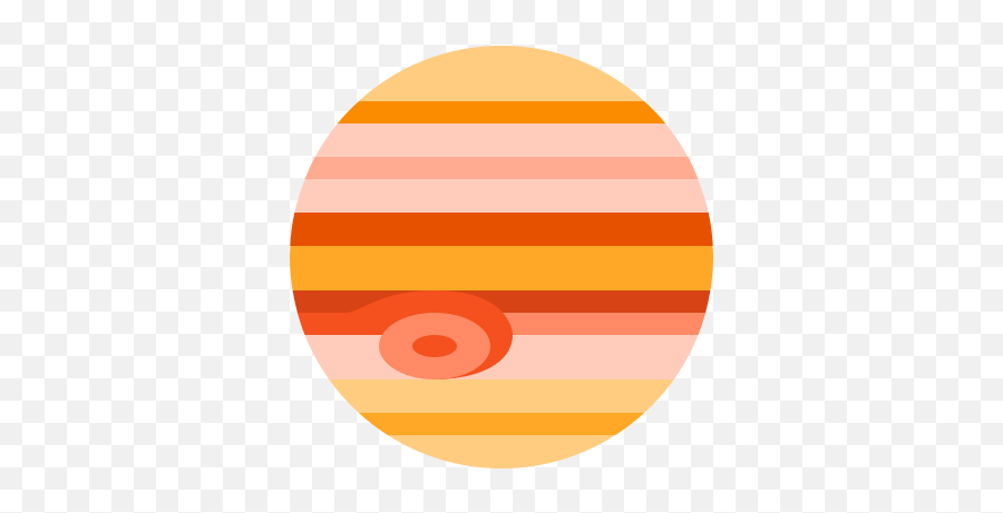 Jupiter Planet Icon - Clipart Cartoon Jupiter Transparent Emoji,Planets Emoji