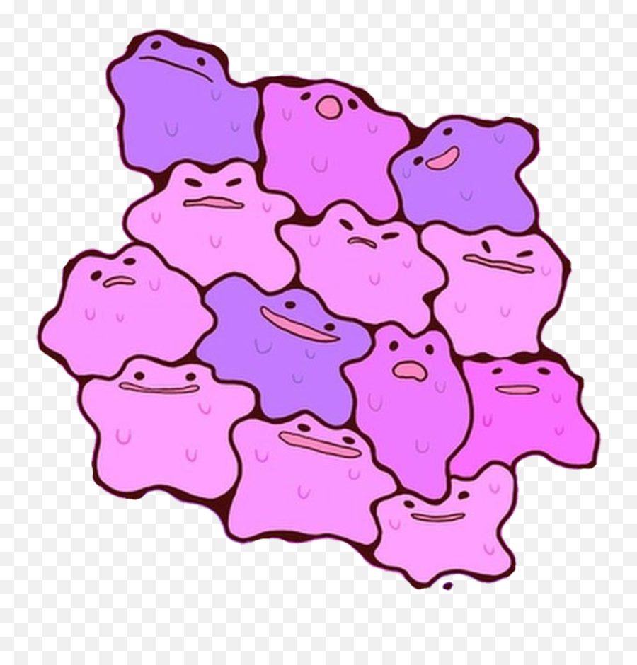 Purple Monster Tumblr - Ditto Background Emoji,Purple Monster Emoji