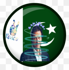 pakistan Sticker by rainbow100309 - Logo Pakistan Flag Circle Emoji