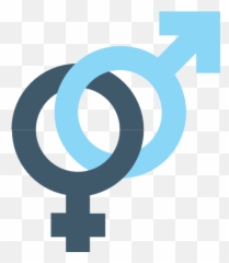 Gender Symbol Female - Transparent Blue Icon Emoji