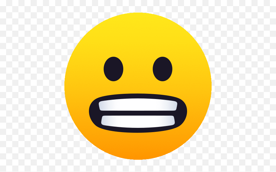 Grimacing Face People Gif - Happy Emoji,Gritted Teeth Emoji