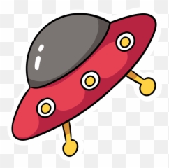 Alien Space Ship - Dot Emoji