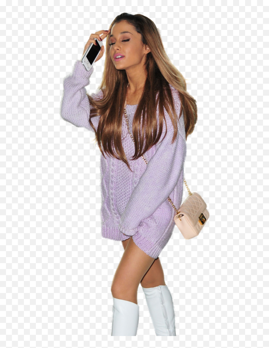 Ariana Grande Purple Png - Ariana Grande Purple Sweater Emoji,Ariana Grande Emoji