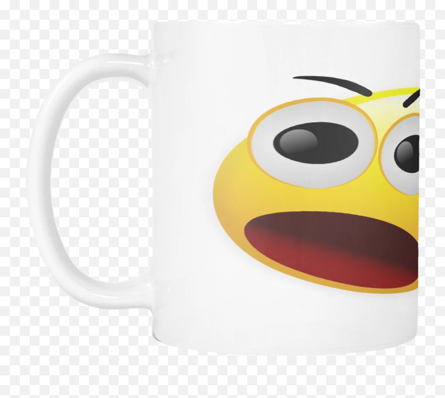 Big Mouth Smiley 11 Ounce Coffee Mug - Smiley Emoji,Coffee Emoticon