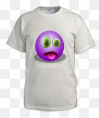 Wrong Emo Happy Face At Cotton Cart - Alpha Male Shirt Emoji