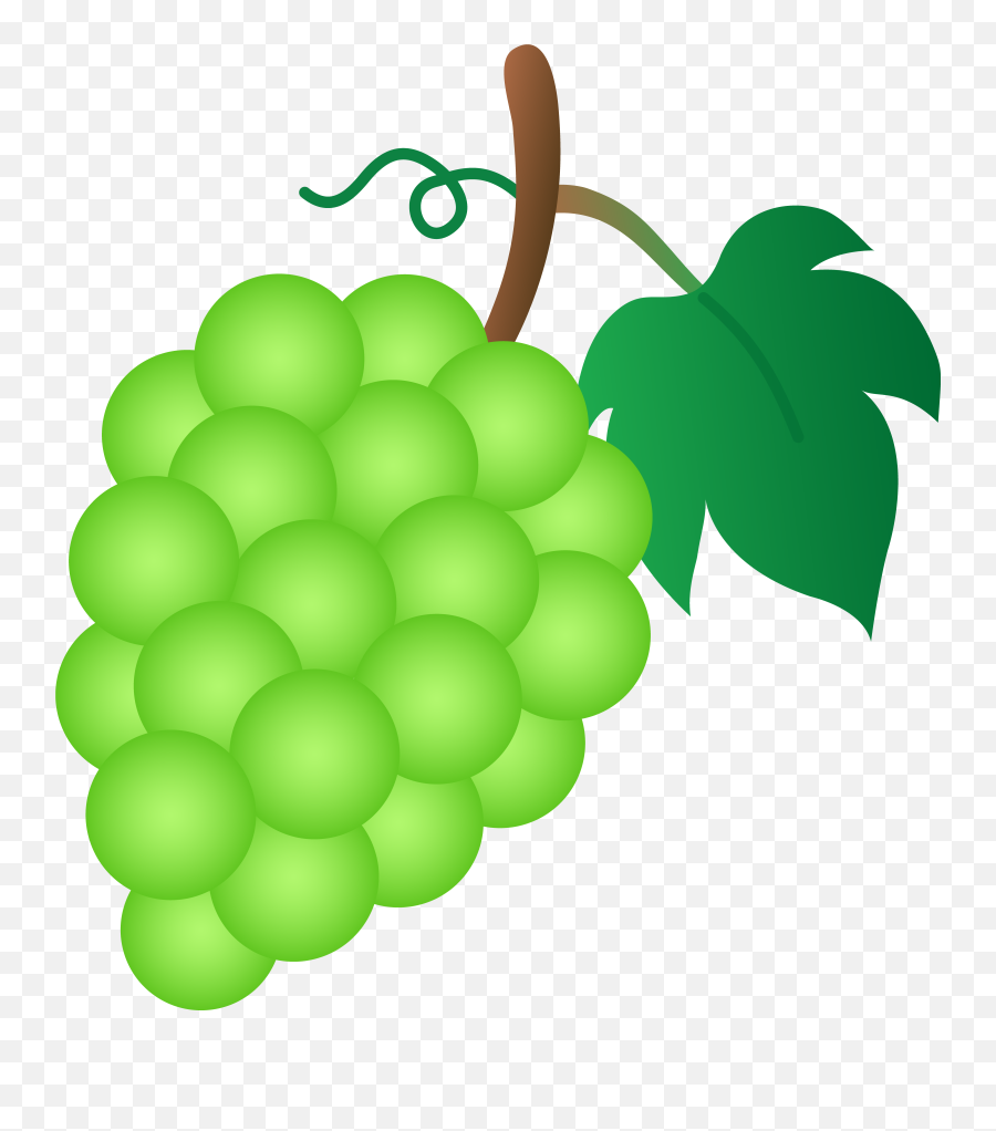 Green Grapes Clipart - Green Grapes Clipart Emoji,Grape Emoji