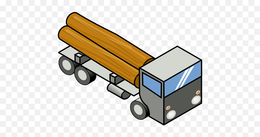 Vector Clip Art Of Flat Bed Truck - Truck Clip Art Emoji,Skype Flags Emoticons