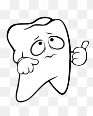 Pain Tooth Clipart Sticker Free Pictures - Gambar Kartun Gigi Menangis Emoji,Sword Emoji